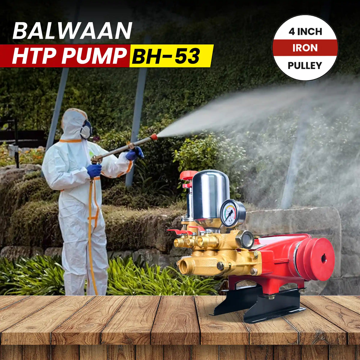 Balwaan HTP pump (2 mouth 1/2 +1 mouth 1/4) BH-53 - image 5