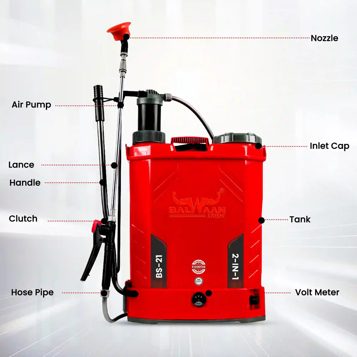 Balwaan Battery Sprayer (2in1) BS-21 - image 3