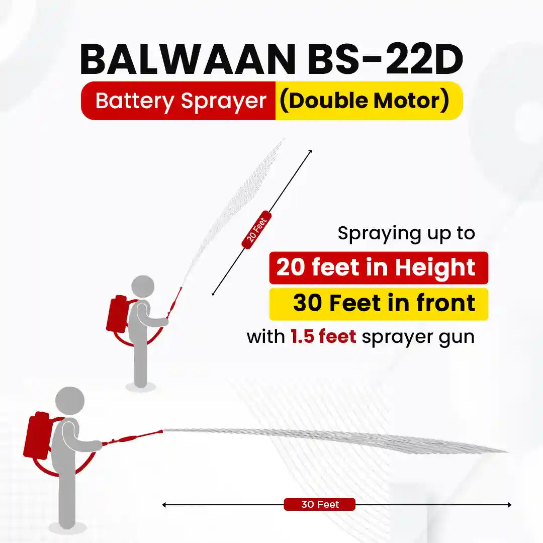 Balwaan Battery Sprayer (Double Motor) BS-22D - image 5