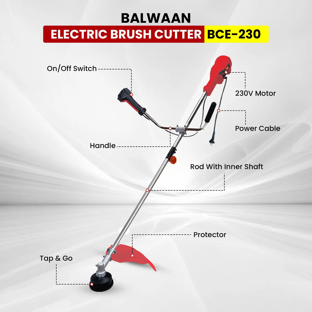 Balwaan Electric Brush Cutter BCE-230