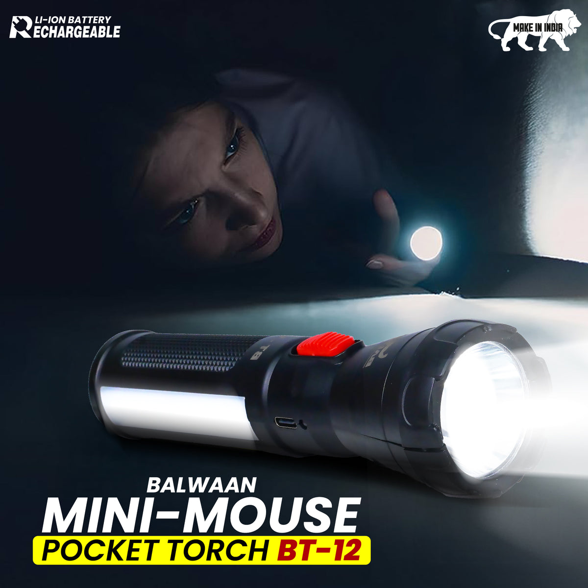 Balwaan Shakti Mini-Mouse Pocket Torch BT-12 - image 5