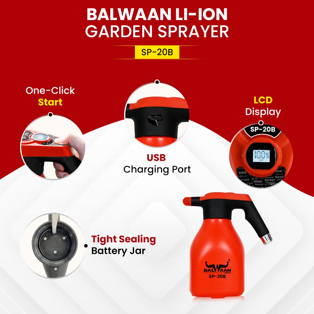 Balwaan Li-Ion Battery Sprayer (2L) SP-20B - image 4