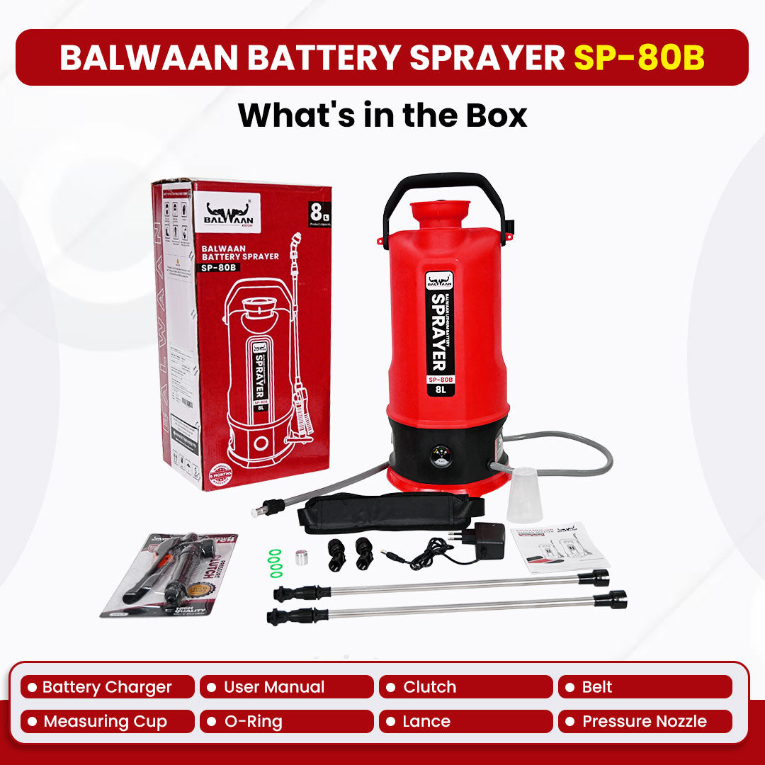 Balwaan Li-Ion Battery Sprayer (8L) SP-80B - image 4