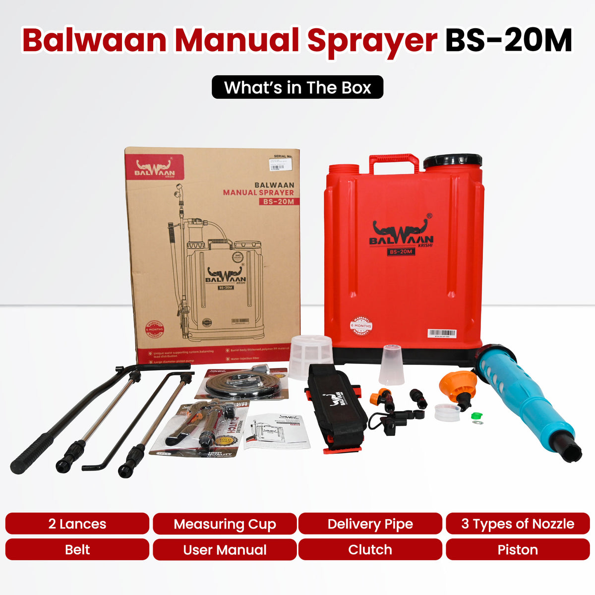 Balwaan Manual Sprayer (Gold Series) BS-20M - image 2