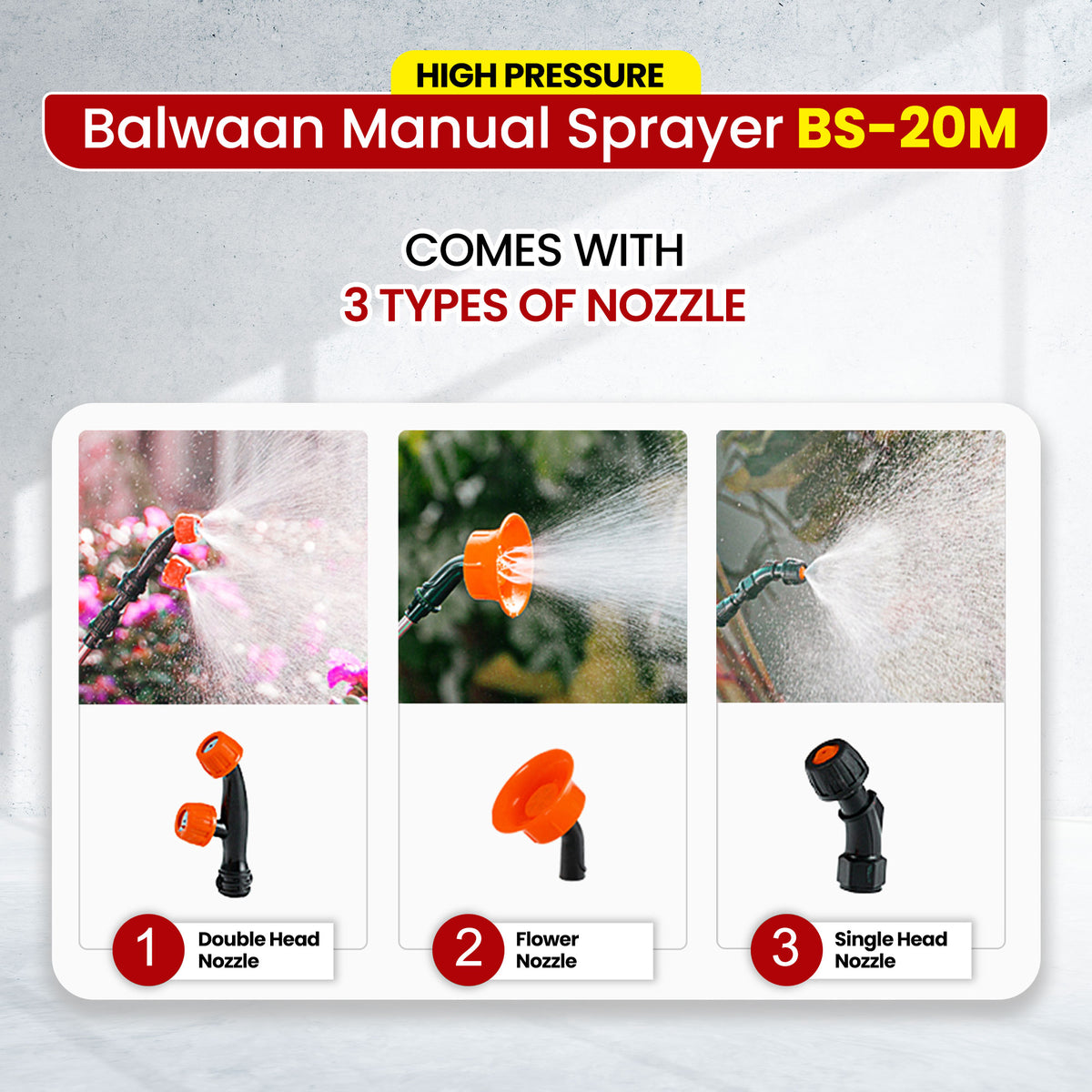 Balwaan Manual Sprayer (Gold Series) BS-20M - image 3