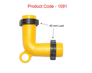 KSNM Elbow Connector | 40 mm Lock