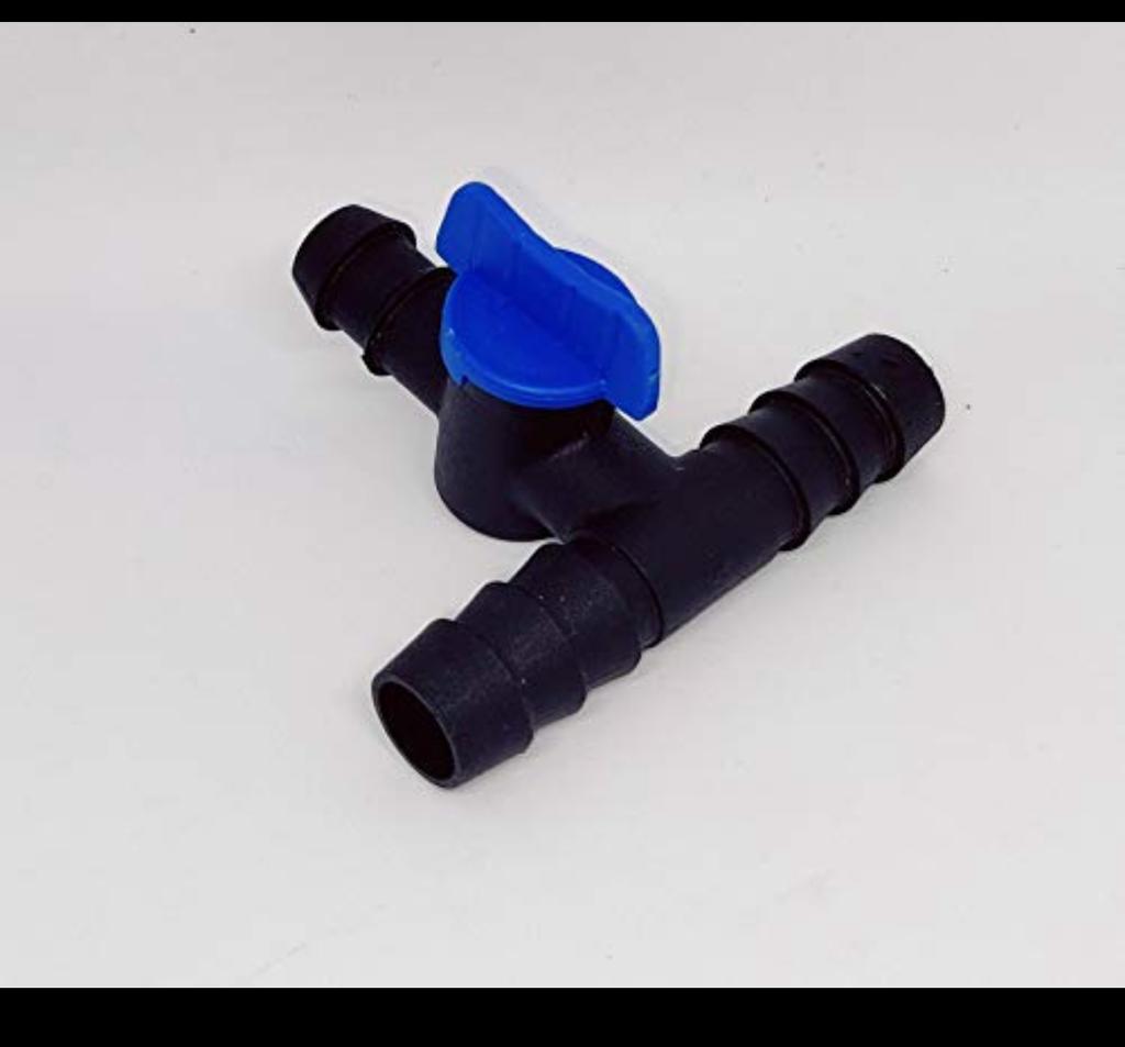 KSNM Tee barbed connector with valve | 16 mm - image 2