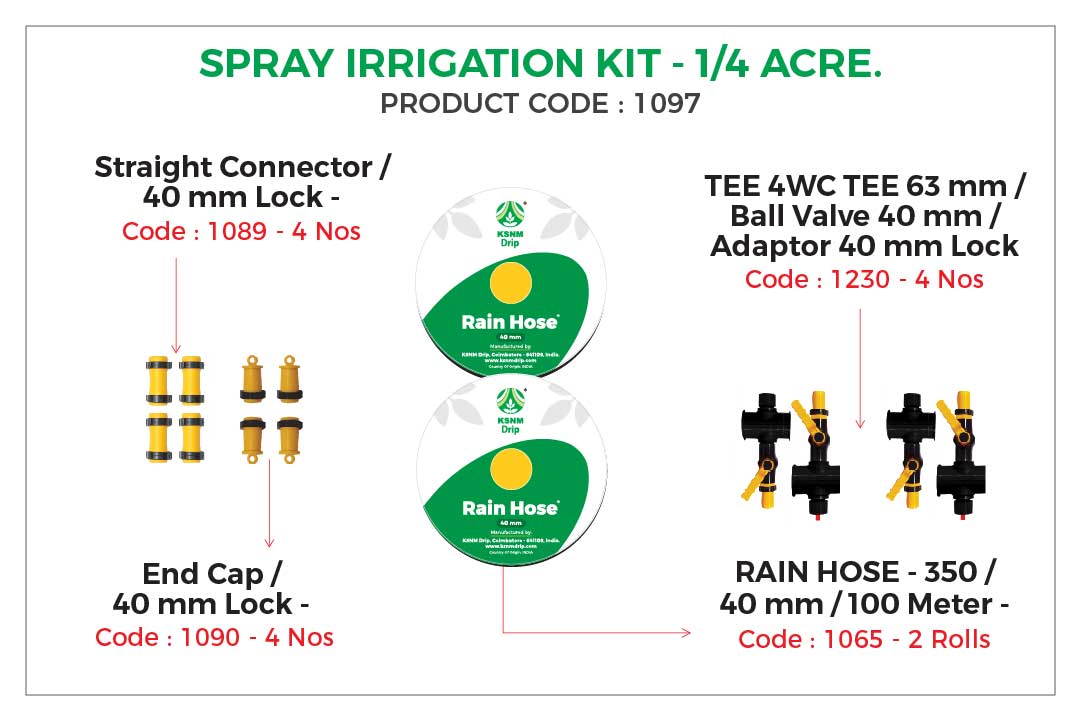 KSNM Rain Hose Kit | 40 mm - 1/4 Acre - image 3