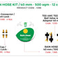 KSNM Rain Hose Kit | 40 mm - 500 Sqm - 12 cents - image 2