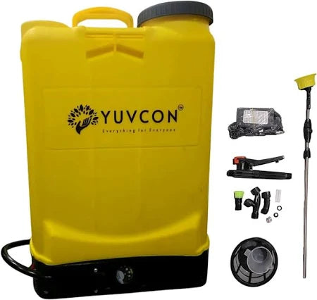 Yuvcon Knapsack Sprayer 16 L, 2 in 1 Electric 12V/8AH