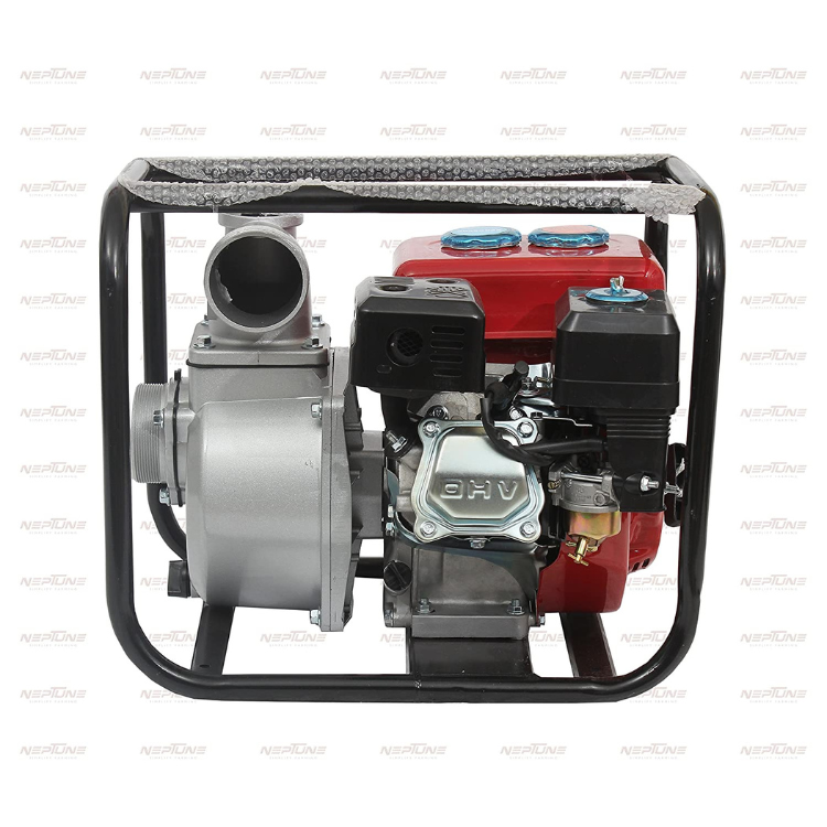 NEPTUNE SIMPLIFY FARMING 6.5 HP 4 Stroke Engine Petrol Start Kerosene Run Water Pump Set,3x3-inch