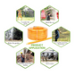 बागकामासाठी ठिबक/सिंचन/घर/बाईक/कार वॉश (५० मीटर) साठी नेपच्यून सरलीकृत शेती 8.5 मिमी 5 स्तर उच्च-दाब फवारणी होज वॉटरिंग पाईप