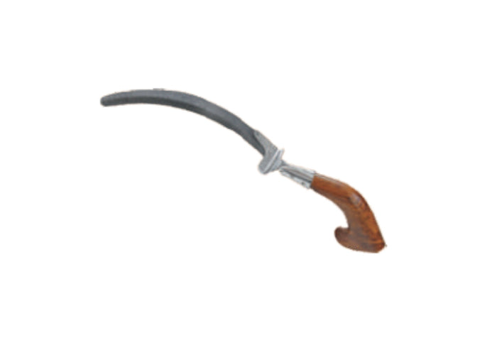 SPANCO SICKLE WITH WOODEN GRIP